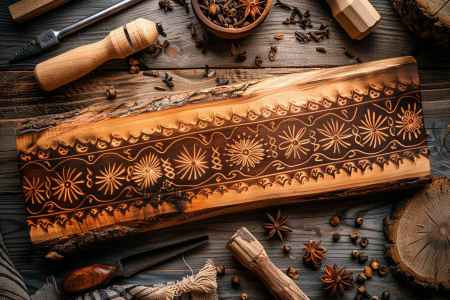 Techniques simples pour la pyrogravure sur bois